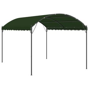 vidaXL Gazebo 4 x 3 x 2.6 m Green Polyester and Steel