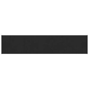 vidaXL Window Sill Black with wood grain 140 x 30 x 4.5 cm PVC
