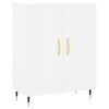 vidaXL Highboard White 69.5x34x180 cm Engineered Wood