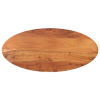 vidaXL Table Top 110x50x2.5 cm Oval Solid Wood Acacia