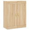 vidaXL Wall Mounted Cabinet Sonoma Oak 69.5x34x90 cm Engineered Wood