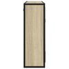vidaXL Bathroom Mirror Cabinet Sonoma Oak 65x20x60 cm Engineered Wood