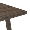 vidaXL Dining Table Grey 120x60x74 cm MDF and Iron