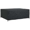 vidaXL Furniture Cover Plain Black 250 x 210 x 70 cm 600D