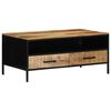 vidaXL Coffee Table Brown 90 x 50 x 40 cm Solid Mango Wood and Metal