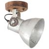 vidaXL Industrial Wall/Ceiling Lamps 2 pcs Silver 20x25 cm E27