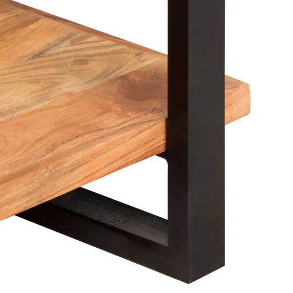 vidaXL 4-Tier Bookcase 80x40x180 cm Solid Acacia Wood