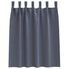 vidaXL Blackout Curtains with Rings 2 pcs Anthracite 140 x 140 cm