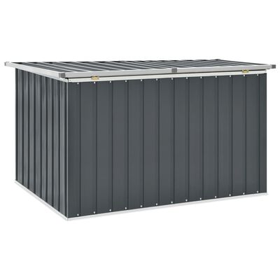 vidaXL Garden Storage Box Grey 149x99x93 cm