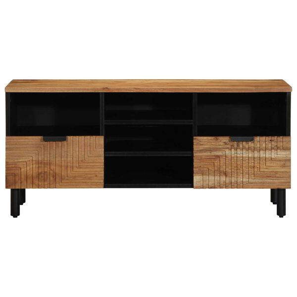 vidaXL TV Units Solid Acacia Wood 100 x 33.5 x 46 cm Engineered wood