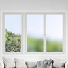 vidaXL Window Film Static Frosted Grey 90x1000 cm PVC