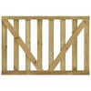 vidaXL Garden Slats Gates 2 pcs Impregnated Pinewood 150x100 cm