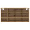 vidaXL Shoe Cabinet Artisan Oak 103 x 30 x 51 cm Engineered Wood