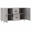 vidaXL Sideboard Grey Sonoma 100x36x60 cm Engineered Wood