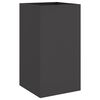 vidaXL Planter Black 42x38x75 cm Steel