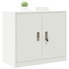 vidaXL Storage Cabinet White 80 x 40 x 70 cm Cold-Rolled Steel