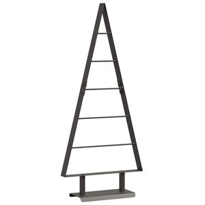 vidaXL Metal Christmas Tree with Stand Black 90 cm Steel