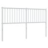 vidaXL Metal Replace Headboard White 150 cm