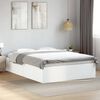 vidaXL Bed Frame without Mattress White 135x190 cm Double