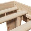 vidaXL Bed Frame without Mattress 100x200 cm Solid Wood Pine