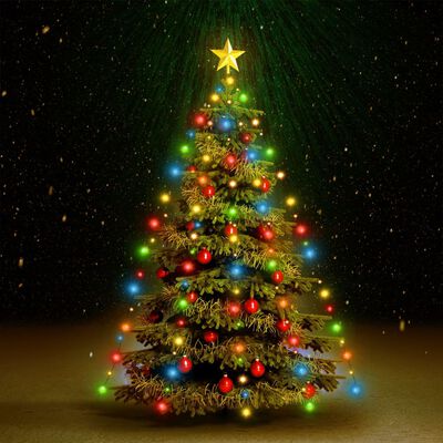 vidaXL Christmas Tree Net Lights with 150 LEDs Colourful 150 cm
