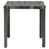 vidaXL Sun Loungers with Table Poly Rattan Anthracite
