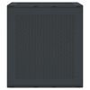 vidaXL Garden Storage Box Anthracite 55 x 53 x 57 cm Polypropylene