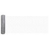 vidaXL Fence Post Silver 25 x 0.6 m (36 mm mesh) Steel