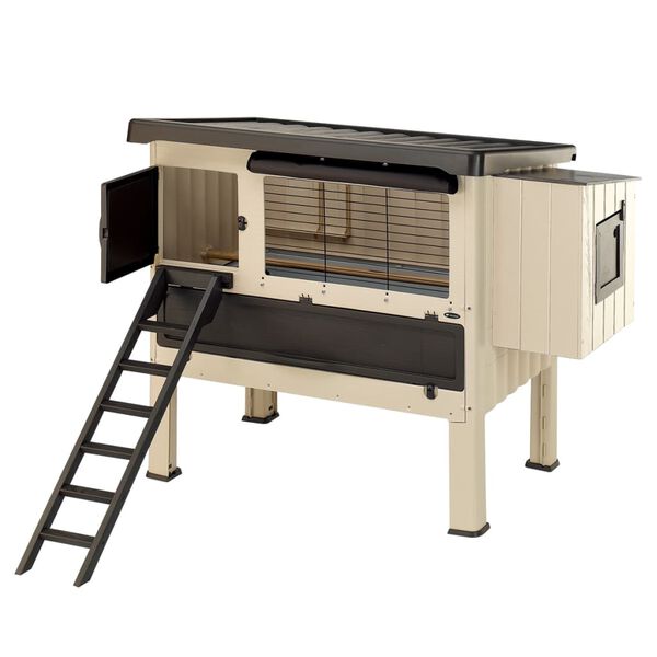 Ferplast Chicken Coop Happy Farm 120 Plastic Beige 57320000