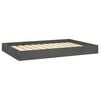 vidaXL Dog Bed Grey 91.5x64x9 cm Solid Wood Pine