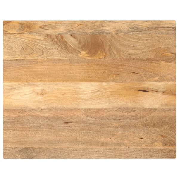 vidaXL Table Top 110x80x3.8 cm Rectangular Solid Wood Mango