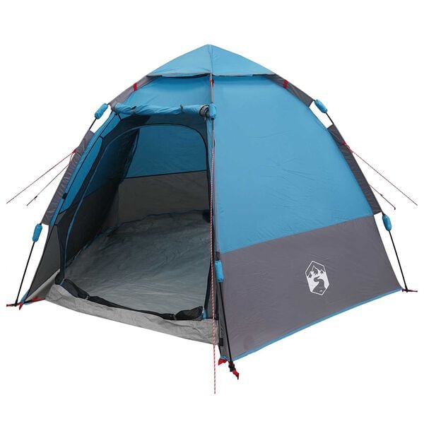 vidaXL Instant Tent Folding with Storage Blue 280 x 280 x 160 cm Steel