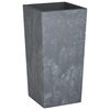 vidaXL Planter with Removable Inner Grey 21/49 L PP Concrete Look