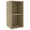 vidaXL TV Cabinet Sonoma Oak 72x35x36.5 cm Engineered Wood