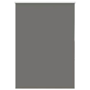 vidaXL Roller Blind Blackout Grey 115x175 cm Fabric Width 110.7 cm Polyester