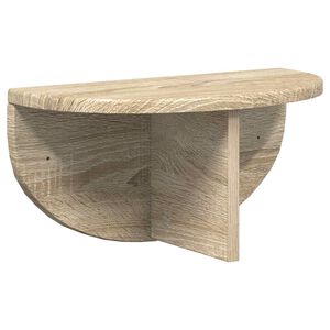 vidaXL Wall Shelf Wall-Mounted Sonoma Oak 38 x 19 x 19 cm