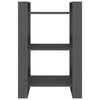 vidaXL Book Cabinet/Room Divider Grey 60x35x91 cm Solid Wood Pine