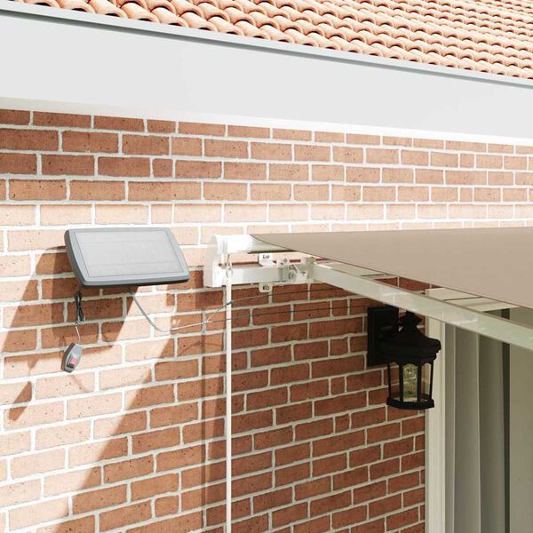 vidaXL Retractable Awning Manual Beige 450 x 300 cm Fabric and Steel