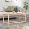 vidaXL Coffee Table 110x55x45 cm Solid Wood Pine