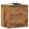 vidaXL Bedside Cabinet Old Wood 40x30x40 cm Engineered Wood