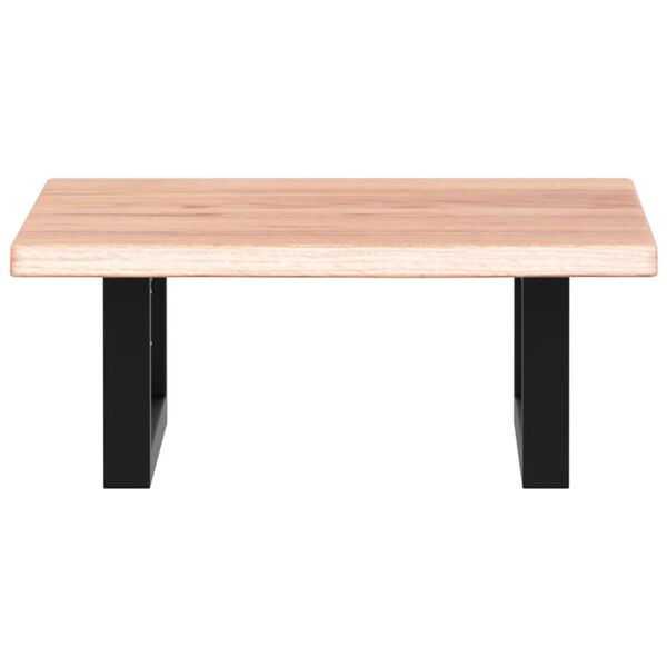 vidaXL Basin Shelf Wall Mounted Steel and Solid Wood Oak