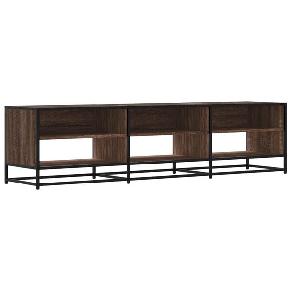 vidaXL TV Cabinet Brown Oak 180x40x46 cm Engineered Wood
