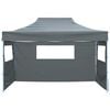 vidaXL Party Tent Folding Anthracite 280 x410 x 315 cm Oxford Fabric