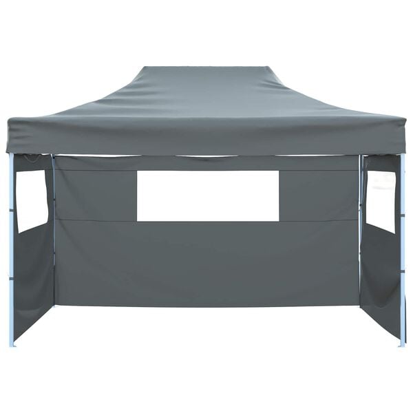 vidaXL Party Tent Folding Anthracite 280 x410 x 315 cm Oxford Fabric