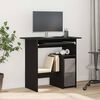 vidaXL Desk Black Oak 80x45x74 cm Engineered Wood