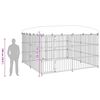 vidaXL Outdoor Dog Kennel with Roof 300x300x210 cm