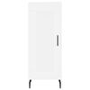 vidaXL Highboard White 34.5x34x180 cm Engineered Wood