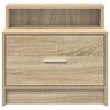 vidaXL Bedside Cabinets with Drawer 2 pcs Sonoma Oak 51x31x47 cm