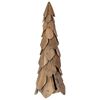 vidaXL Christmas Tree with Stand Brown 80 cm Solid teak wood