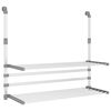 vidaXL Drying Rack for Balcony 89x25x(60-95) cm Aluminium